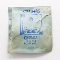 Elgin 4825 CMS435 Watch Crystal للأجزاء والإصلاح