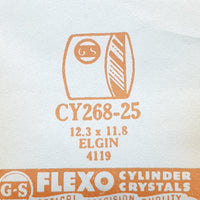 Elgin 4119 Cy268-25 Crystal للأجزاء والإصلاح