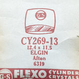 Elgin Aften 6319 Cy269-13 Watch Crystal للأجزاء والإصلاح