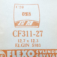 Elgin 5103 CF311-27 Watch Crystal for Parts & Repair