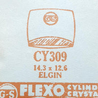 Elgin Cy309 Watch Crystal per parti e riparazioni