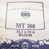 Elgin MT360 montre Cristal pour les pièces et réparation