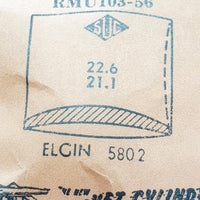 Elgin 5802 RMU103-56 montre Cristal pour les pièces et réparation