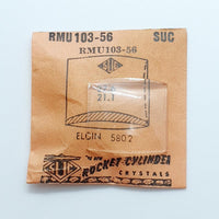 Elgin 5802 RMU103-56 Watch Crystal للأجزاء والإصلاح