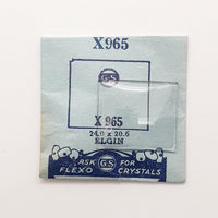 Elgin X965 Watch Crystal for Parts & Repair