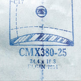 Elgin 7501 CMX380-25 Uhr Kristall für Teile & Reparaturen