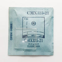 Elgin 4638 CMX325-21 Uhr Kristall für Teile & Reparaturen