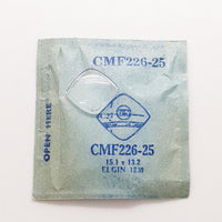 Elgin 1239 CMF226-25 Crystal di orologio per parti e riparazioni