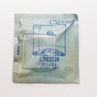 Elgin 9501 CMS539 Crystal di orologio per parti e riparazioni