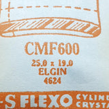 Elgin 4624 cristallo di orologio CMF600 per parti e riparazioni