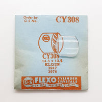 Elgin 3947 3978 CY308 montre Cristal pour les pièces et réparation