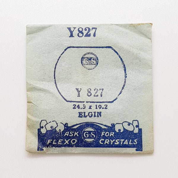 Elgin Y827 montre Cristal pour les pièces et réparation