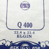 Elgin Q400 Watch Crystal for Parts & Repair