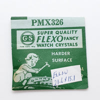 Elgin PMX326 Uhr Kristall für Teile & Reparaturen