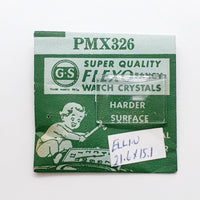 Elgin PMX326 Watch Crystal للأجزاء والإصلاح