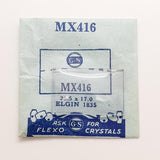 Elgin 1835 MX416 Watch Crystal for Parts & Repair