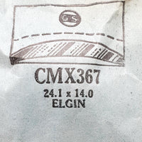 Elgin CMX367 Watch Crystal للأجزاء والإصلاح