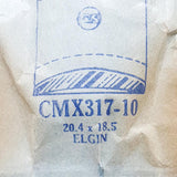 Elgin CMX317-10 Watch Crystal for Parts & Repair