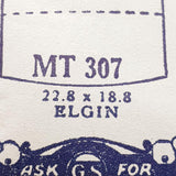 Elgin MT307 Watch Crystal for Parts & Repair