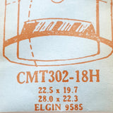 Elgin 9585 CMT302-18H Watch Crystal for Parts & Repair