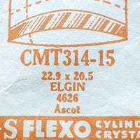 Elgin Ascot 4626 CMT314-15 Watch Crystal for Parts & Repair