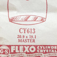Master CY613 Watch Crystal for Parts & Repair