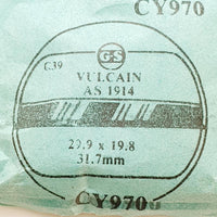 Vulcain As 1914 CY970 Watch Crystal for Parts & Repair