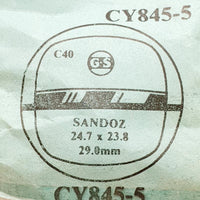 Sandoz CY845-5 Watch Crystal for Parts & Repair