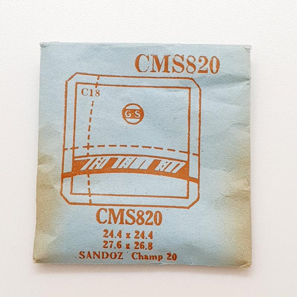 Sandoz Champ 20 CMS820 Watch Crystal for Parts & Repair