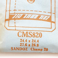 Sandoz Champ 20 CMS820 Watch Crystal for Parts & Repair