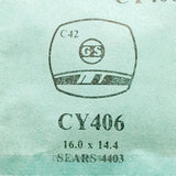 Sears 4403 CY406 montre Cristal pour les pièces et réparation