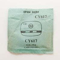 Caravelle Cy617 مشاهدة Crystal للأجزاء والإصلاح