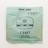 Caravelle CY617 montre Cristal pour les pièces et réparation