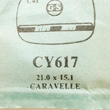 Caravelle CY617 Watch Crystal for Parts & Repair