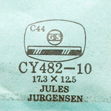 Jules Jurgensen CY482-10 montre Cristal pour les pièces et réparation
