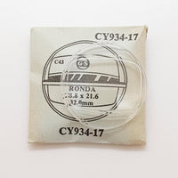 Ronda CY934-17 Watch Crystal for Parts & Repair