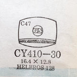 Helbros 128 Cy410-30 ساعة Crystal للأجزاء والإصلاح