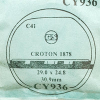 Croton 1878 CY936 Watch Crystal for Parts & Repair