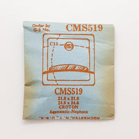 Croton antimagnético-neptuno CMS519 reloj Cristal para piezas y reparación