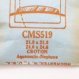Croton antimagnétique-neptune CMS519 montre Cristal pour les pièces et réparation