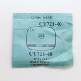 Timex CY721-40 Watch Crystal for Parts & Repair