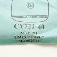 Timex Cy721-40 Uhr Kristall für Teile & Reparaturen