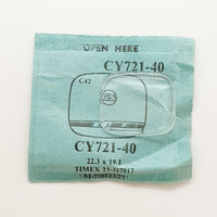 Timex Cy721-40 Uhr Kristall für Teile & Reparaturen