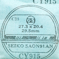 Seiko SAON91AN CY915 montre Cristal pour les pièces et réparation
