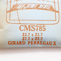 Girard Perregaux CMS785 montre Cristal pour les pièces et réparation