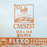 Bulova CMS237 Uhr Kristall für Teile & Reparaturen