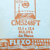 Bulova Air Nurse CMS248FT Watch Crystal for Parts & Repair