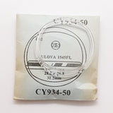 Bulova 1545fl Cy934-50 ساعة Crystal للأجزاء والإصلاح