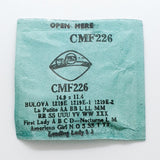Bulova 1219e CMF226 Uhr Kristall für Teile & Reparaturen