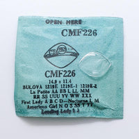 Bulova 1219E CMF226 Watch Crystal للأجزاء والإصلاح